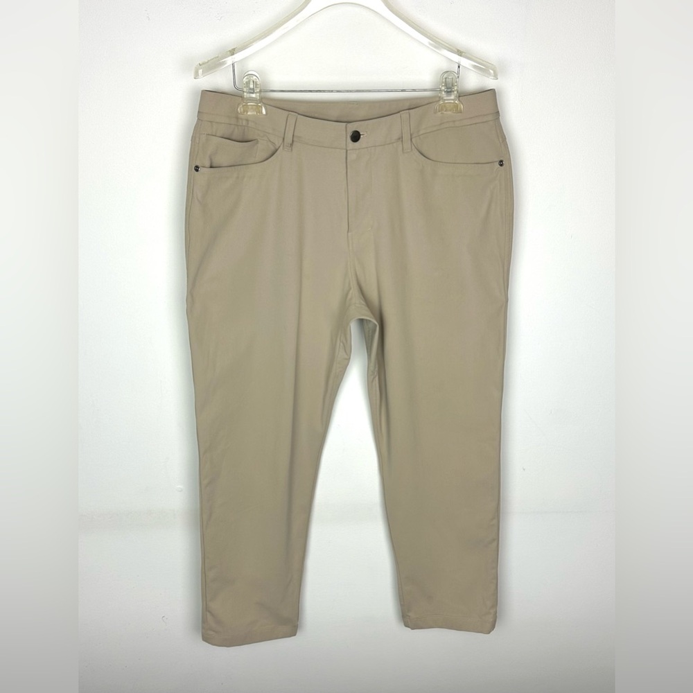 Lululemon Pants Mens 34x28 ABC Classic Biege Khaki Golf Performance Casual